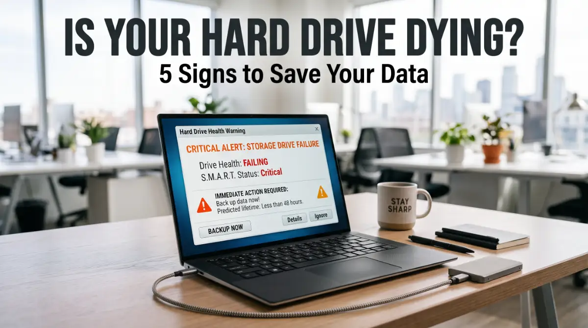 Is Your Hard Drive Dying? 5 Signs to Save Your Data